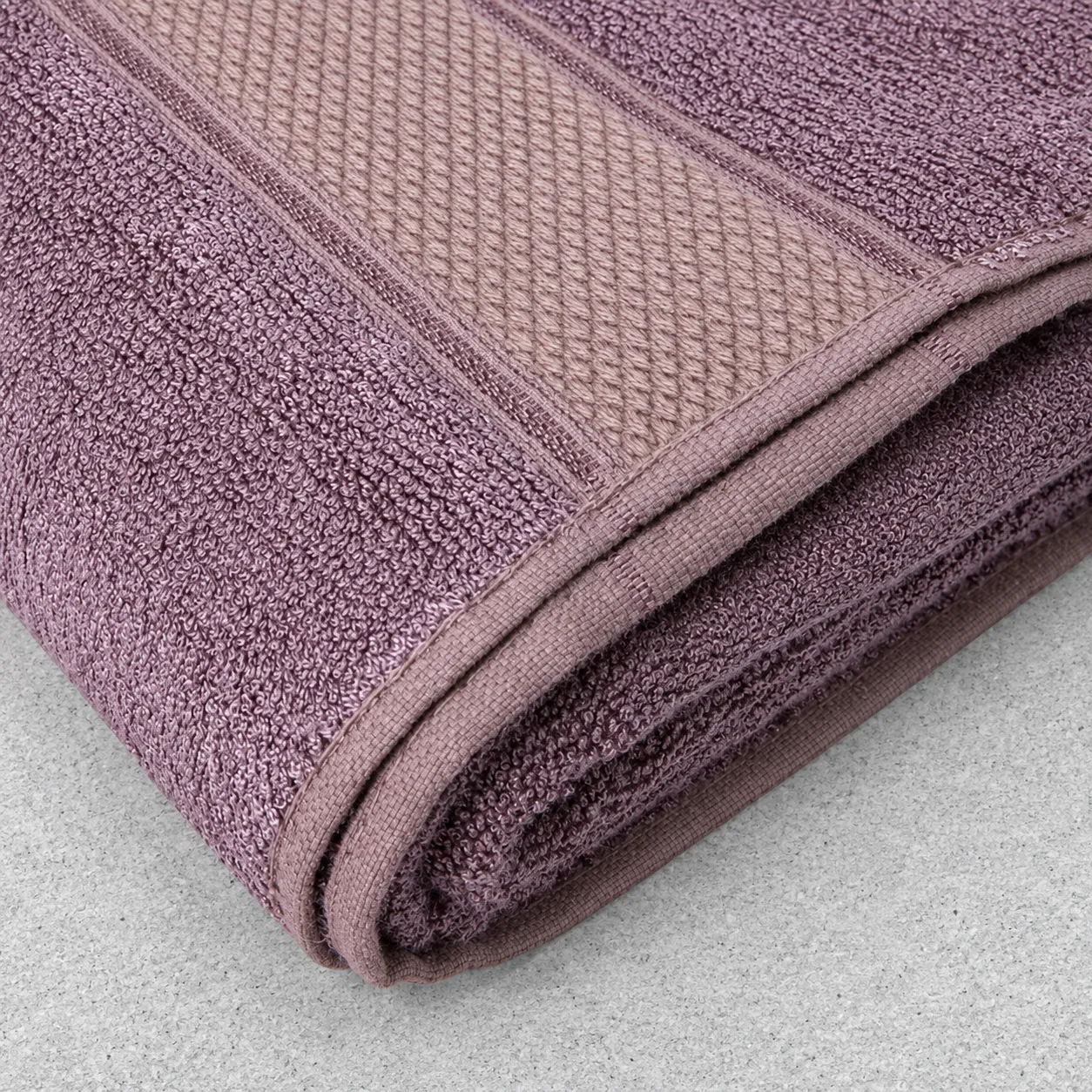 Dark Beige Towel Made From Bamboo Fiber