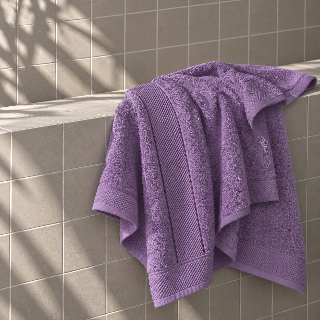 Purple Made From Bamboo Fiber