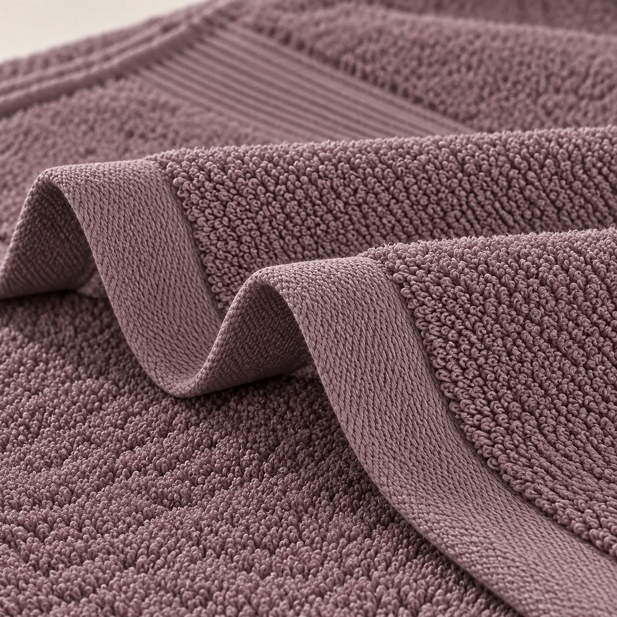Dark Beige Hand Towel Made From Bamboo Fiber - Pack Of 2