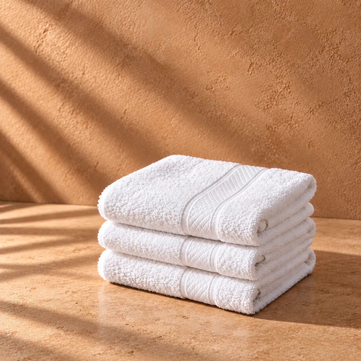 White Face Towel Made From Bamboo Fiber - Pack Of 3