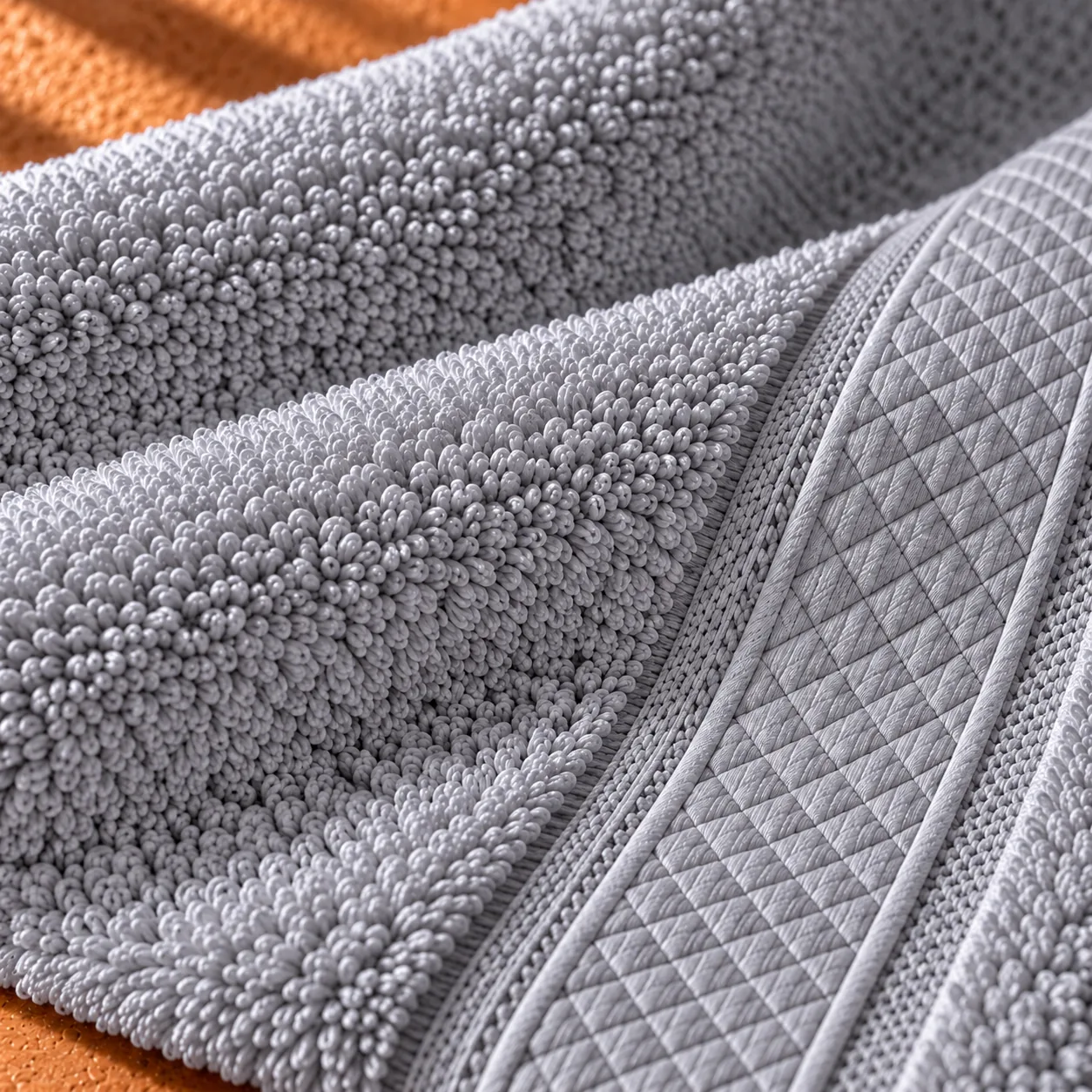 Gray Face Towel Made From Bamboo Fiber - Pack Of 3