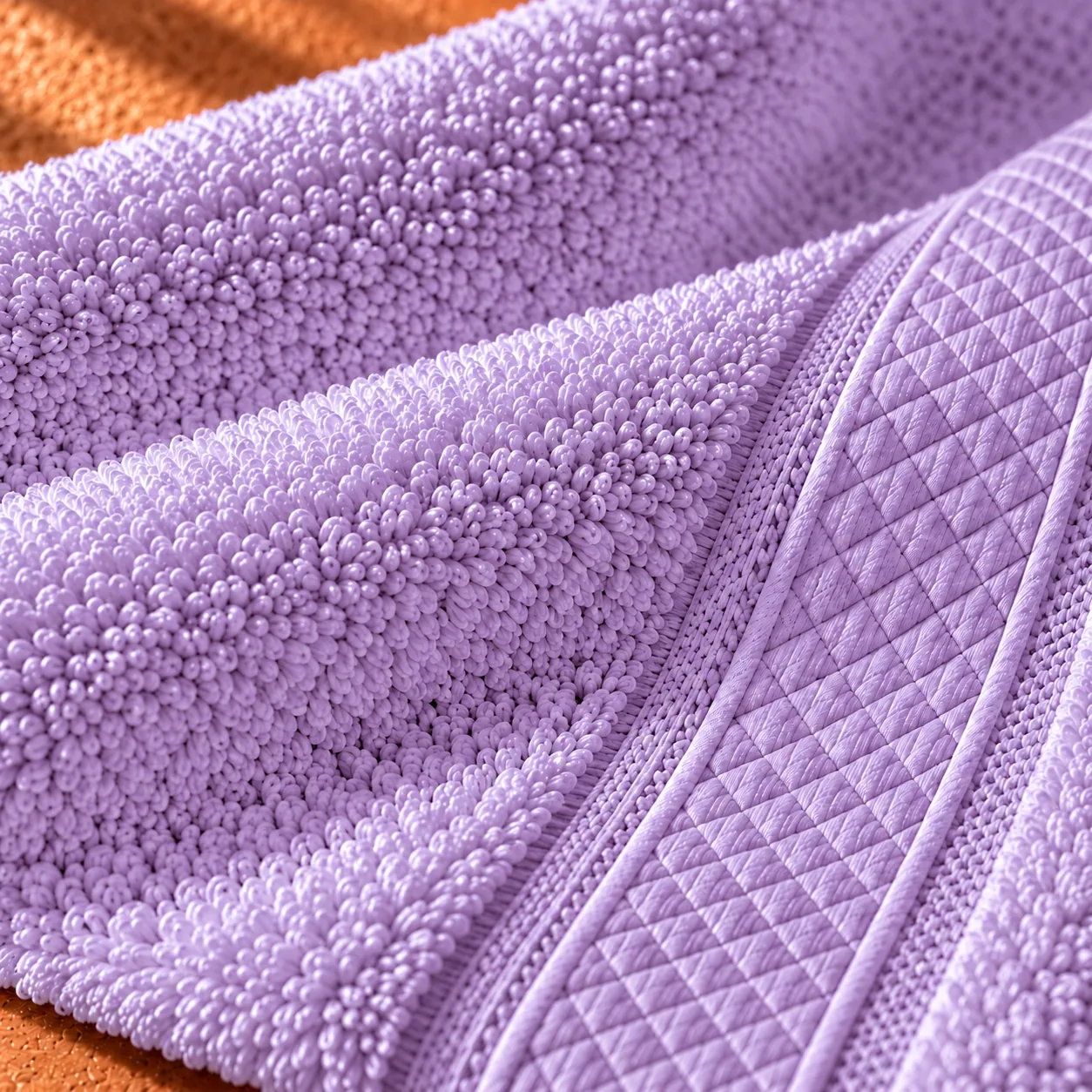 Purple Face Towel Made From Bamboo Fiber - Pack Of 3