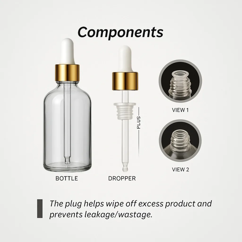 15ml Clear Dropper Bottle