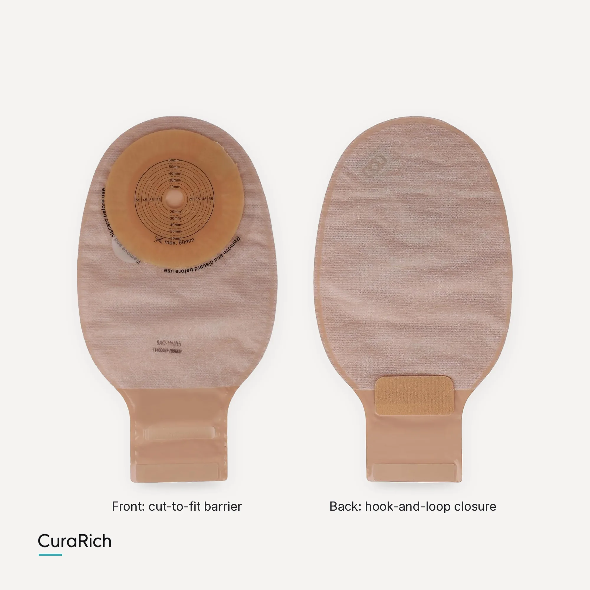 BAO Health 1146008F One-Piece Drainable Colostomy & Ileostomy