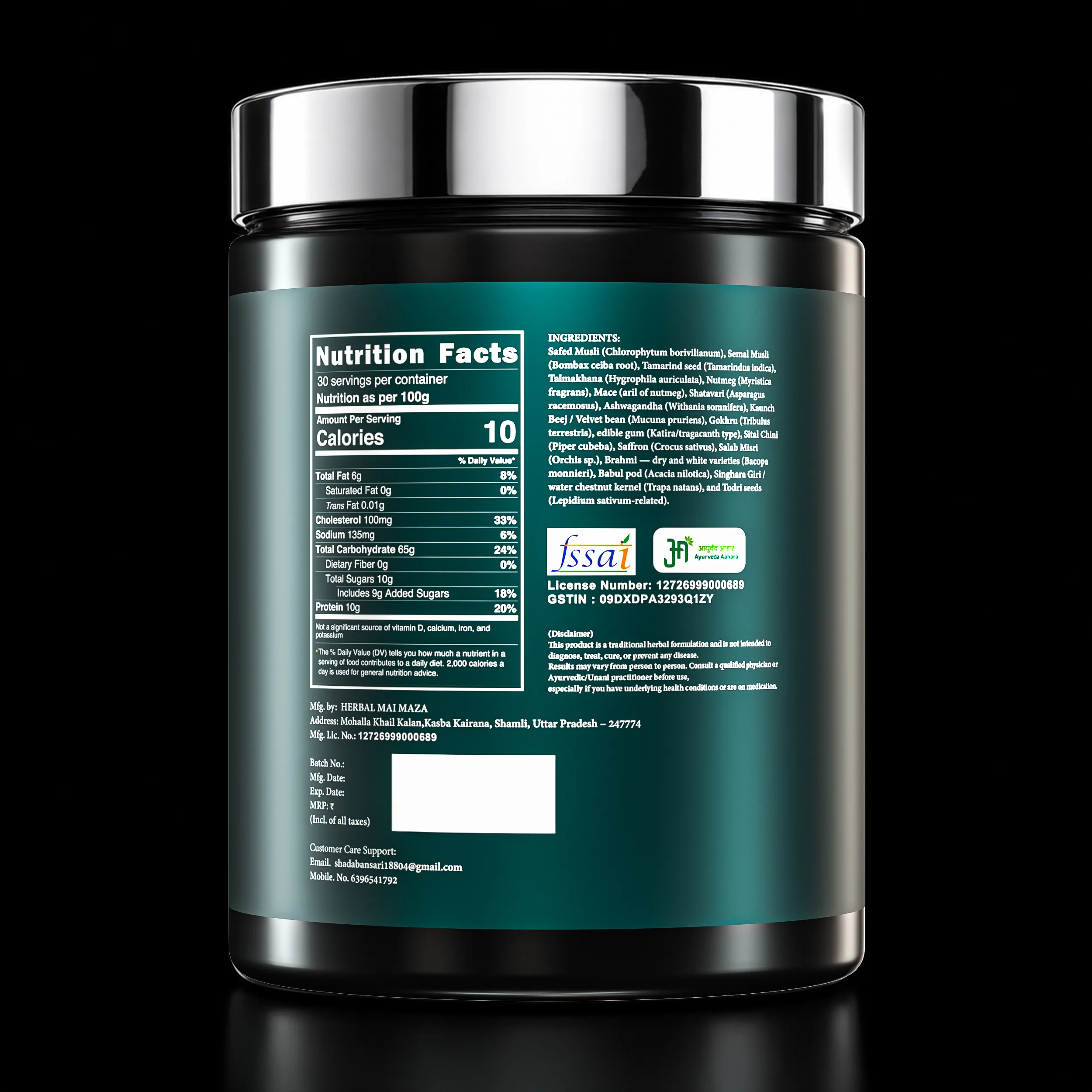 1. Joshakti (Gold) Herbal Powder