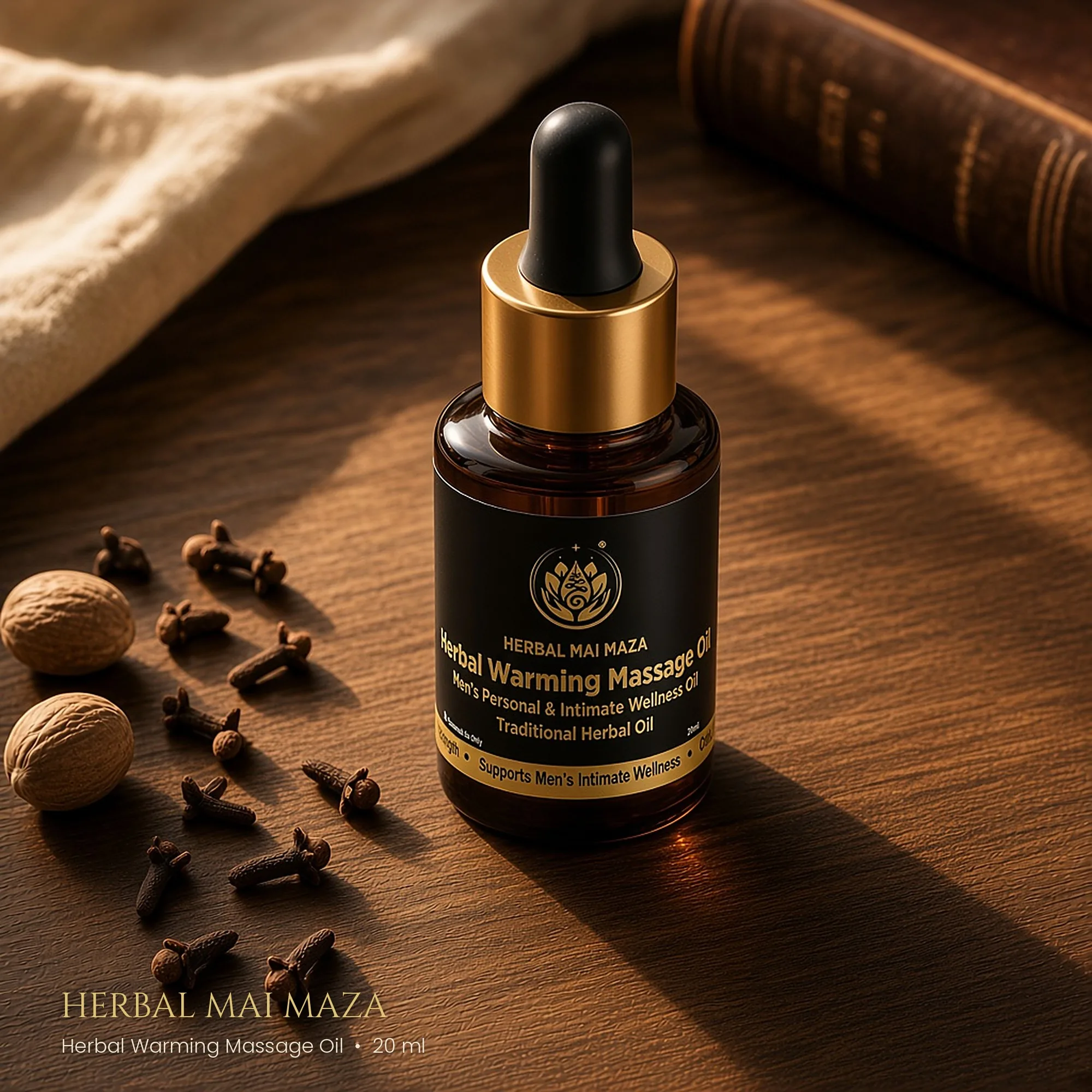 HMM Vital Oil For Sexual & Vitality Intimate Wellness – External-Use Herbal Massage Oil image 3