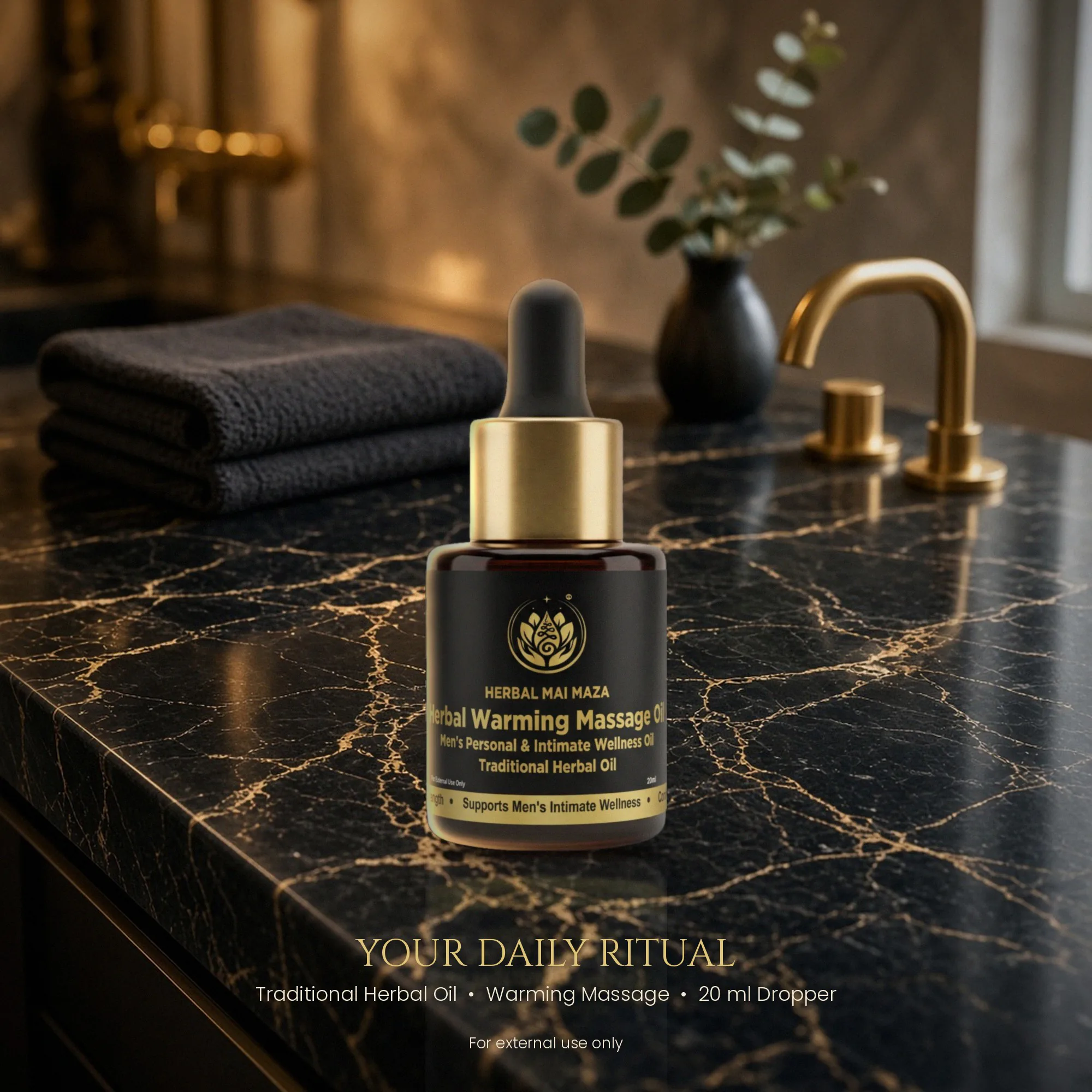 HMM Vital Oil For Sexual & Vitality Intimate Wellness – External-Use Herbal Massage Oil image 5